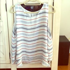 LOFT striped tank